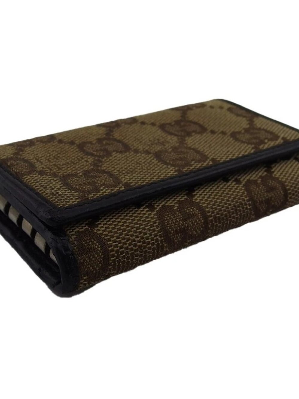 GUCCI Key holder Beige brown black Women Authentic secondhand